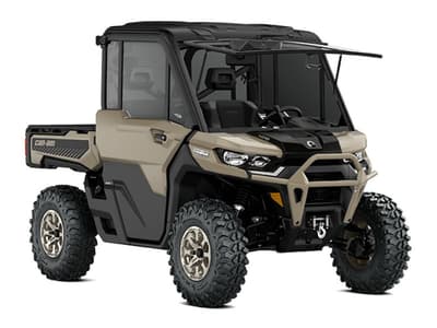 BOATZON | Can-Am® Defender Limited HD10 Desert Tan  Stealth Black 2025