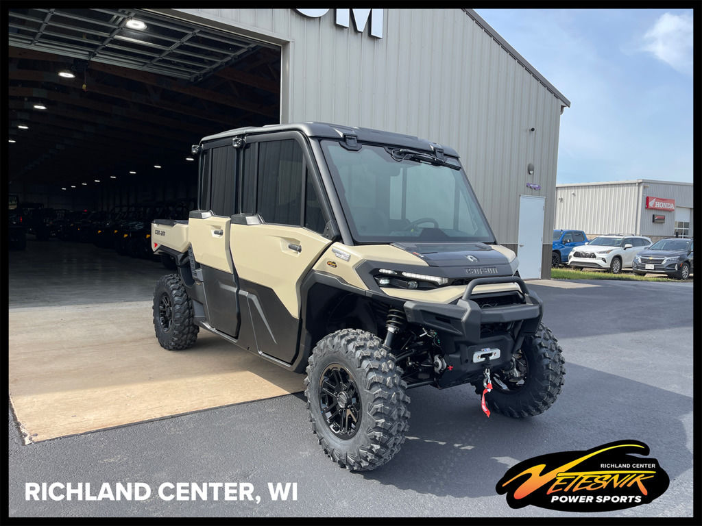2026 Can-Am® Defender MAX Limited HD11 Desert Tan  Carbon Black - Sold Boat