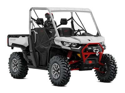 BOATZON | Can-Am® Defender X mr HD10 Hyper Silver  Legion Red 2025