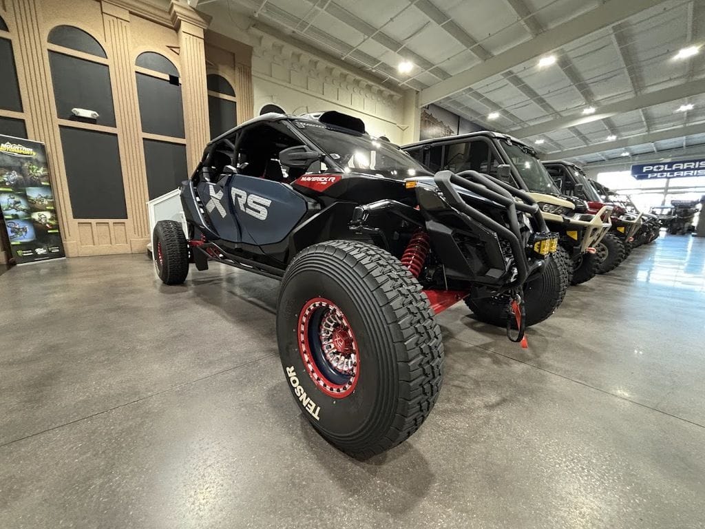 New Can-Am® Maverick R Max X RS With SmartShox Dusty Navy Legion