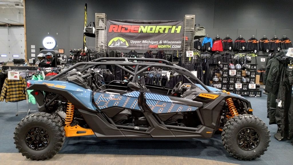 2025 Can-Am® Maverick X3 MAX DS Turbo RR Scandi Blue  Orange Crush - Sold Boat