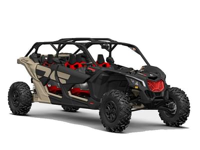 BOATZON | Can-Am® Maverick X3 MAX X DS Turbo RR Desert Tan  Carbon Black  Canam Red 2021