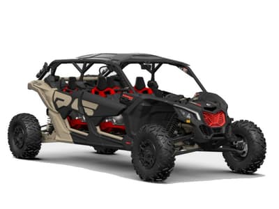 BOATZON | Can-Am® Maverick X3 MAX X rs Turbo RR Desert Tan  Carbon Black  Canam Red 2021