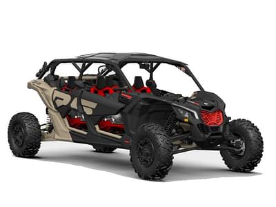 BOATZON | Can-Am® Maverick X3 MAX X rs Turbo RR Desert Tan  Carbon Black  Canam Red 2021