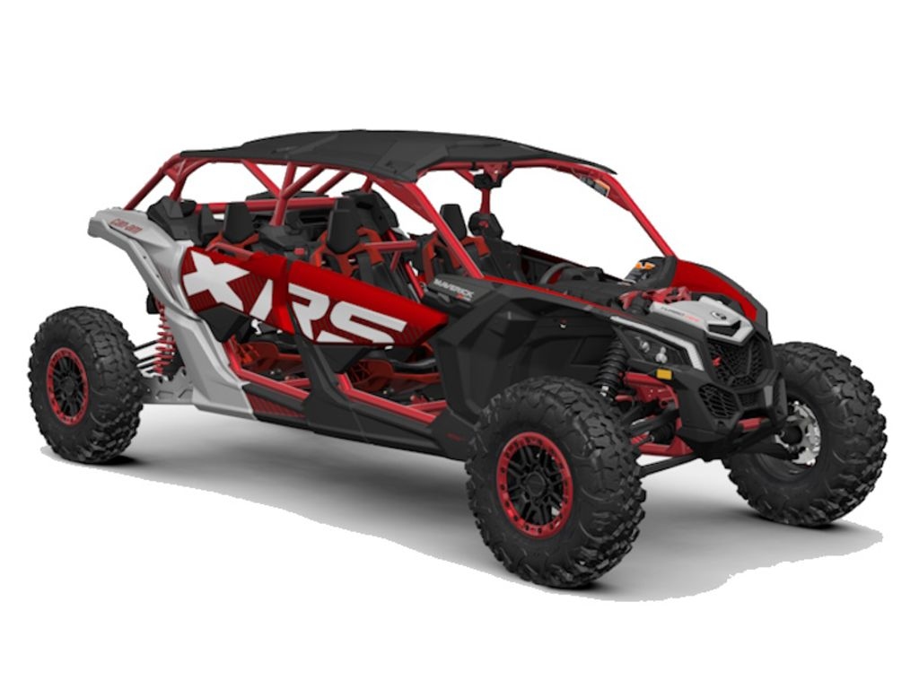 2025 Can-Am® Maverick X3 Max X RS Turbo RR Fiery Red  Hyper Silver - Sold Boat