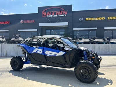 BOATZON | Can-Am® Maverick X3 MAX X rs Turbo RR With SmartShox Intense Blue  Carbon Black  2022