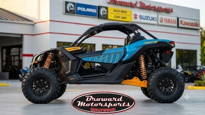 BOATZON | Can-Am® Maverick X3 RS Turbo RR Scandi Blue  Orange Crush 2025