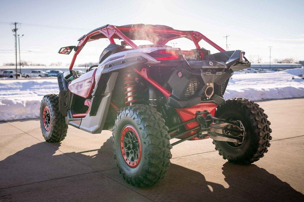 Used Can-Am® Maverick X3 X DS Turbo RR With SmartShox Fiery Red