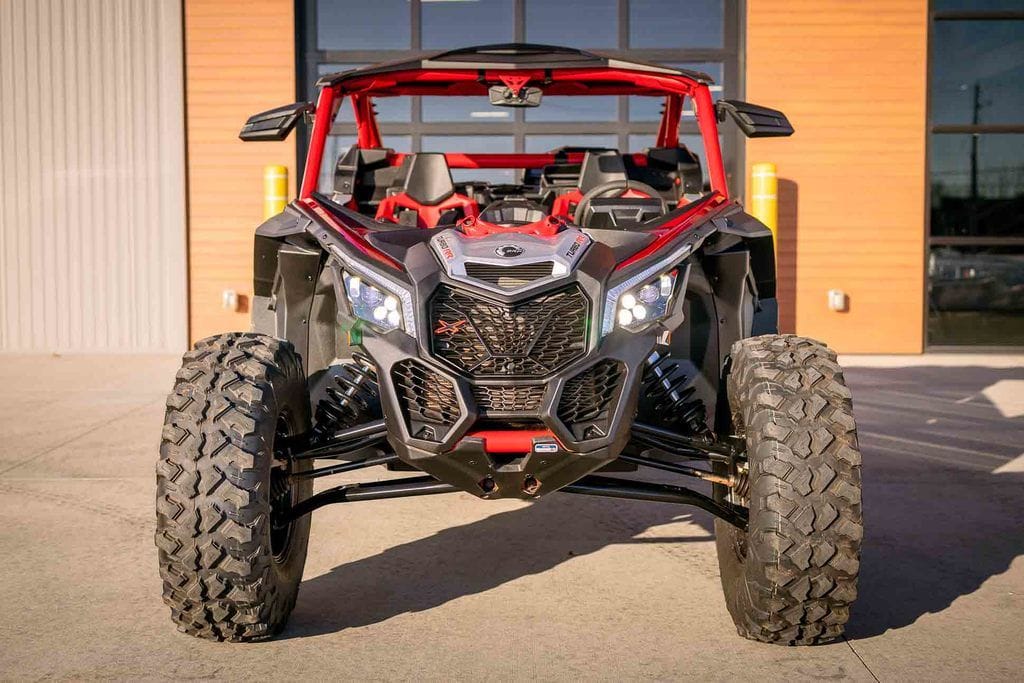 Used Can-Am® Maverick X3 X DS Turbo RR With SmartShox Fiery Red