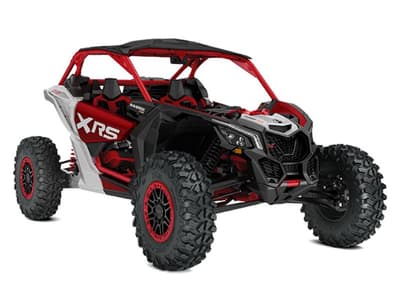 BOATZON | Can-Am® Maverick X3 X rs Turbo RR Fiery Red Hyper Silver 2025 BOATZON | Can-Am® Maverick X3 X rs Turbo RR Fiery Red Hyper Silver 2025