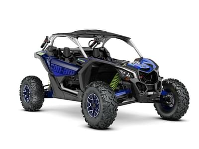 BOATZON | Can-Am® Maverick X3 X rs Turbo RR Hyper Silver Intense Blue  Manta Green 2020
