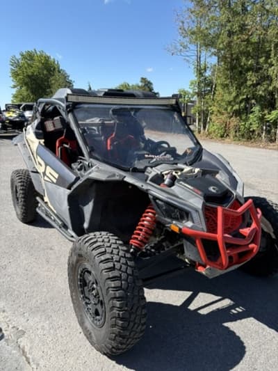 BOATZON | Can-Am® Maverick X3 X rs Turbo RR With SmartShox Desert Tan  Carbon Black  Cana 2021