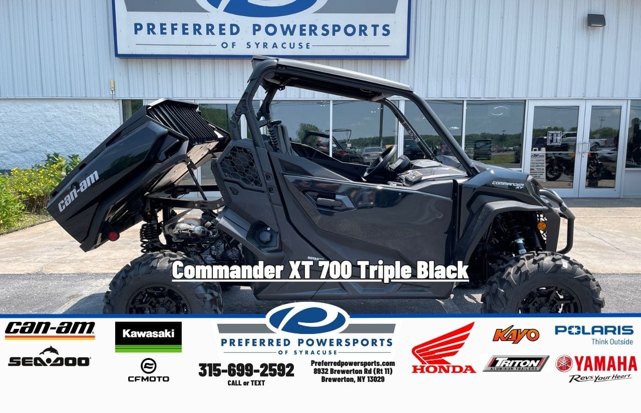 New CanAm Commander XT 700 Triple Black 2026 for sale in Brewerton
