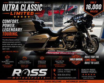 BOATZON | Harley-Davidson® FLHTK  Ultra Limited 2018