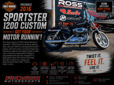 BOATZON | Harley-Davidson® XL1200C  Sportster 1200 Custom 2016