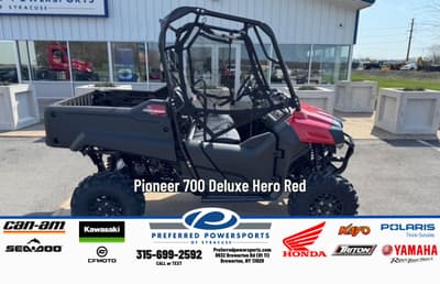BOATZON | Honda Pioneer 700 Deluxe Hero Red 2026 BOATZON | Honda Pioneer 700 Deluxe Hero Red 2026