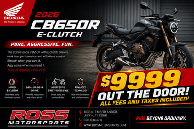 BOATZON | Honda® CB650R EClutch 2026