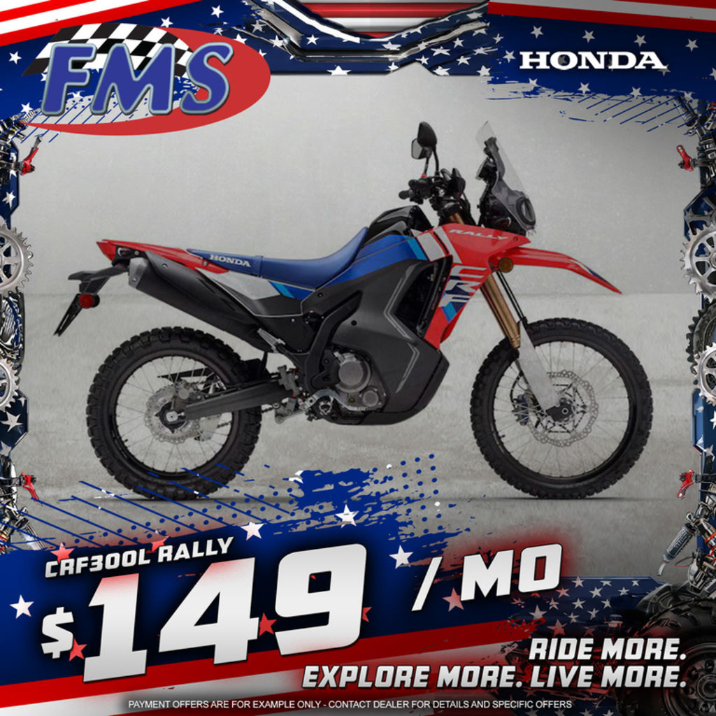 2025 Honda® CRF300L Rally ABS - Sold Boat