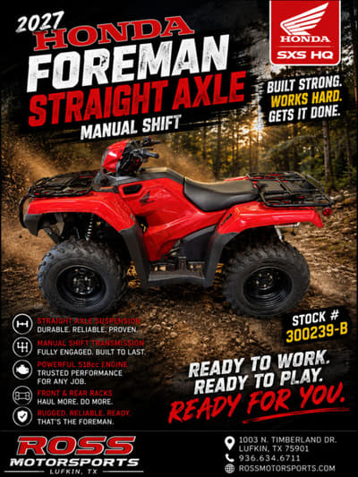 BOATZON | Honda® FourTrax Foreman 4x4 2027