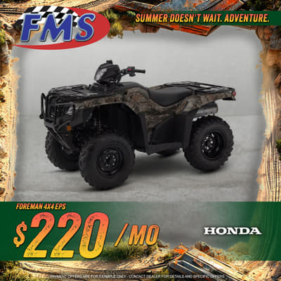 BOATZON | Honda® FourTrax Foreman 4x4 EPS TrueTimber Atera Camo 2026