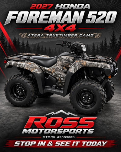 BOATZON | Honda® FourTrax Rancher 4X4 TrueTimber Atera Camo 2027