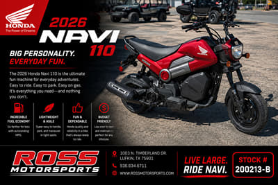 BOATZON | Honda® Navi Pearl Red 2026