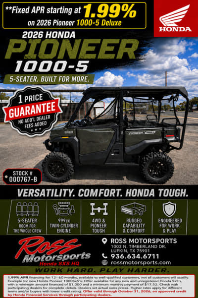 BOATZON | Honda® Pioneer 10005 Deluxe 2026
