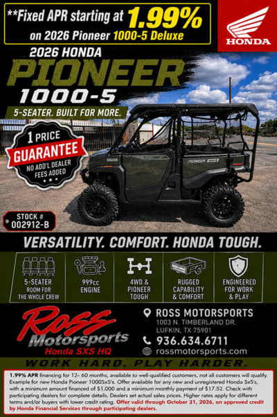 BOATZON | Honda® Pioneer 10005 Deluxe 2026