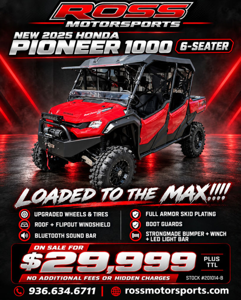 2025 Honda® Pioneer 10006 Deluxe Crew - Sold Boat