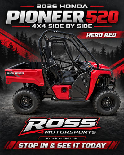 BOATZON | Honda® Pioneer 520 2026