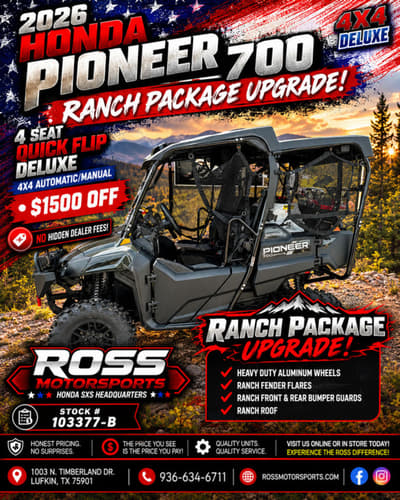 BOATZON | Honda® Pioneer 7004 Deluxe 2026