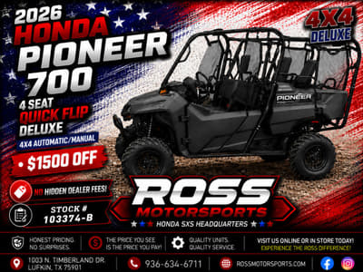 BOATZON | Honda® Pioneer 7004 Deluxe 2026
