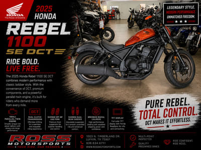 BOATZON | Honda® Rebel 1100 DCT SE 2025