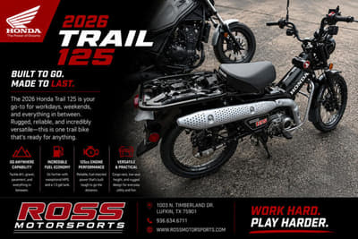 BOATZON | Honda® Trail125 2026