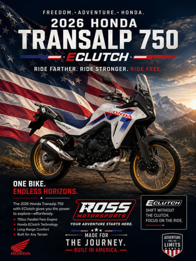 BOATZON | Honda® Transalp EClutch 2026