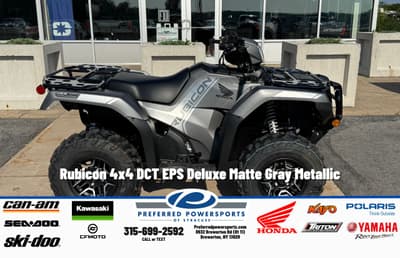 BOATZON | Honda Rubicon DCT EPS Matte Gray Metallic 2027