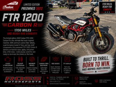 BOATZON | Indian Motorcycle® FTR R Carbon Carbon Fiber 2022