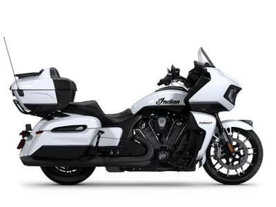 BOATZON | Indian Motorcycle® Pursuit Dark Horse 112 Ghost White Metallic Crystal with Black Vivid 2025