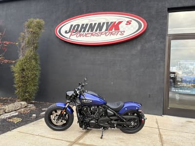 BOATZON | Indian Motorcycle® Scout Bobber Limited Tech Spirit Blue Metallic 2025