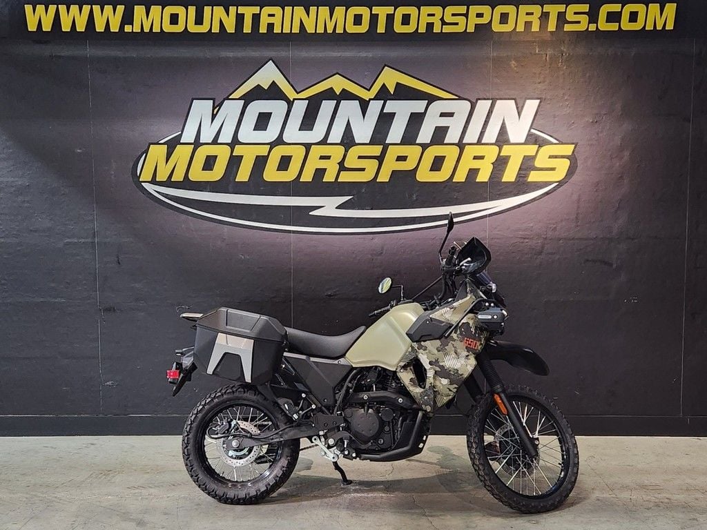New Kawasaki KLR650 Adventure ABS Cypher Camo Beige 2026 for sale