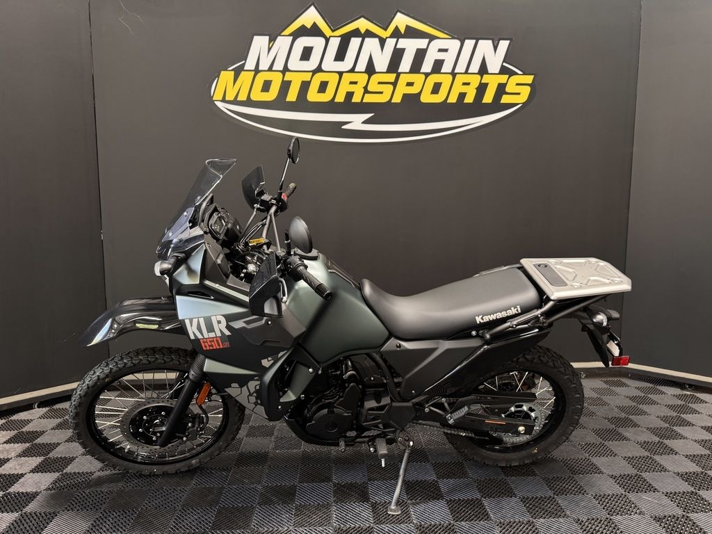 2025 Kawasaki KLR650 S Metallic Matte Old School Green - Sold Boat