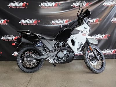 BOATZON | Kawasaki KLR650 S Pearl Crystal WhiteMetallic Carbon Gray 2025