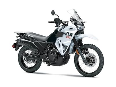 BOATZON | Kawasaki KLR650 S Pearl Crystal WhiteMetallic Carbon Gray 2025