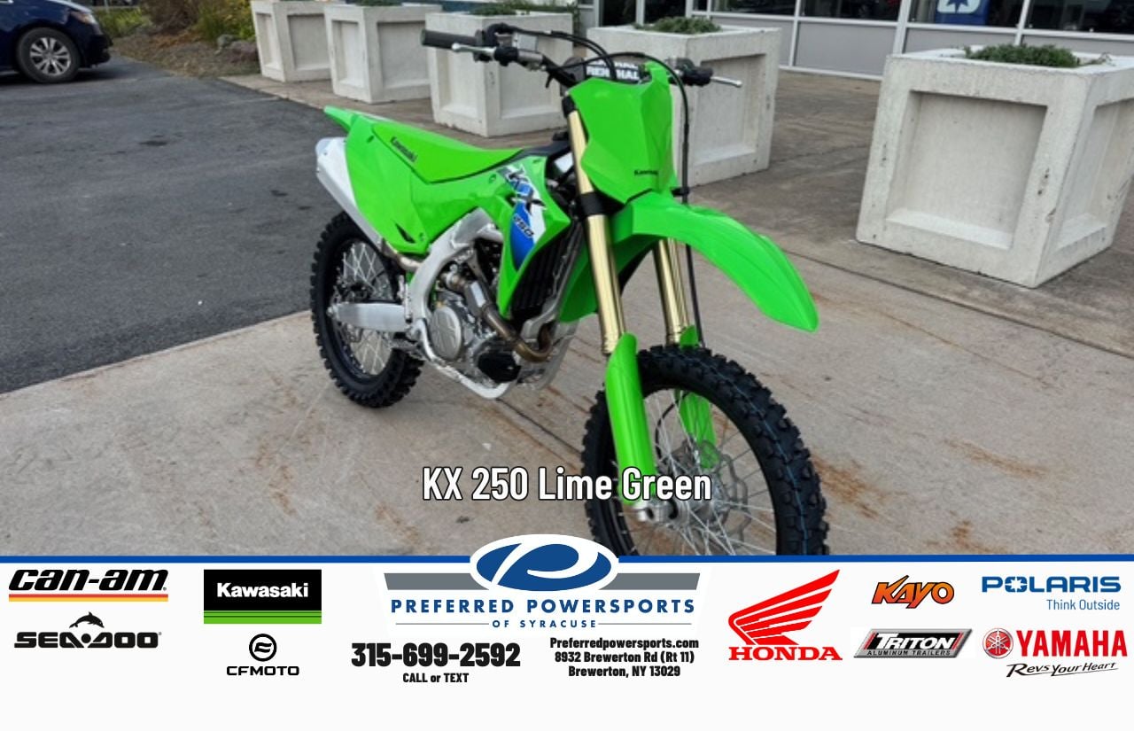 New Kawasaki KX 250F Lime Green 2027 for sale in Brewerton, New