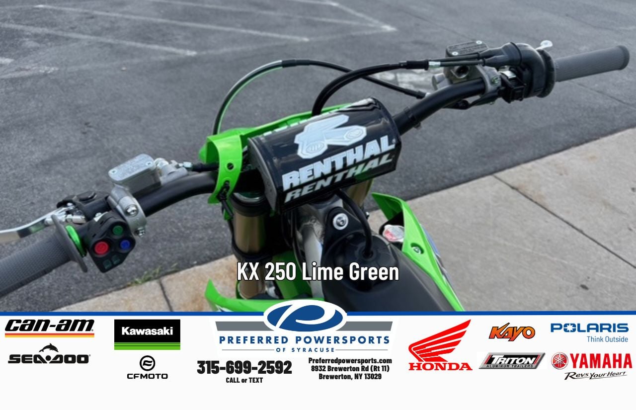 New Kawasaki KX 250F Lime Green 2027 for sale in Brewerton, New
