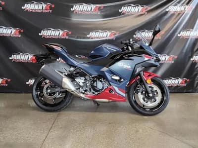 BOATZON | Kawasaki Ninja 500 ABS Metallic Matte Twilight Blue 2026