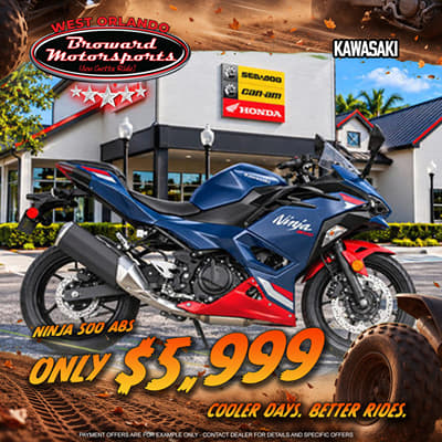 BOATZON | Kawasaki Ninja 500 ABS Metallic Matte Twilight Blue 2026