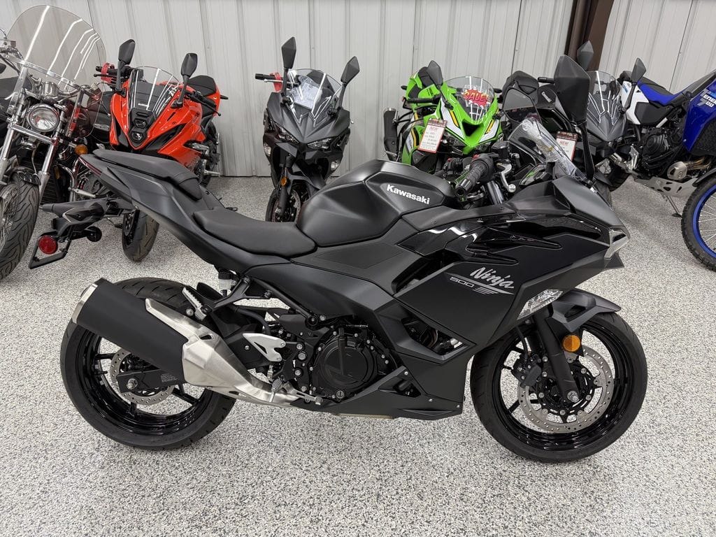 New Kawasaki Ninja 500 Metallic Flat Spark Black 2026 for sale in