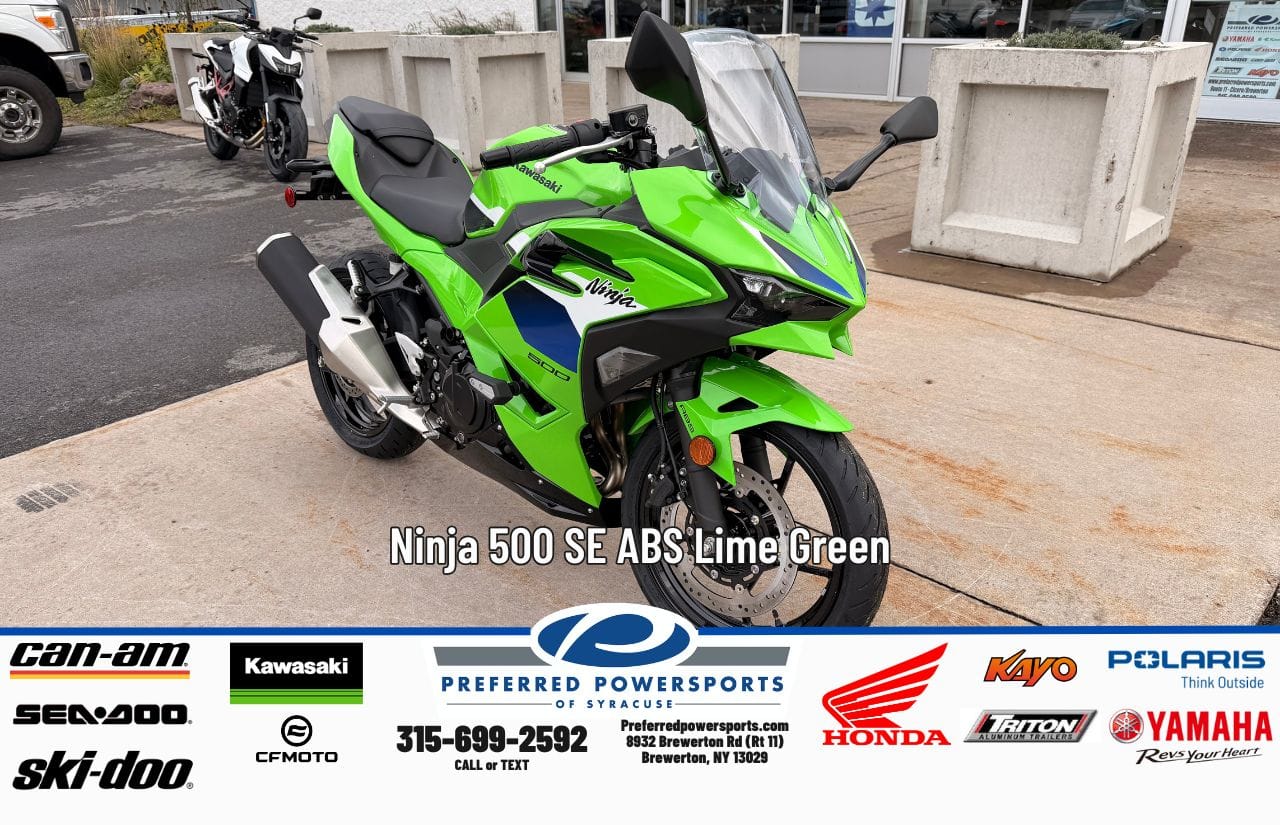New Kawasaki Ninja 500 SE ABS Lime Green 2026 for sale in