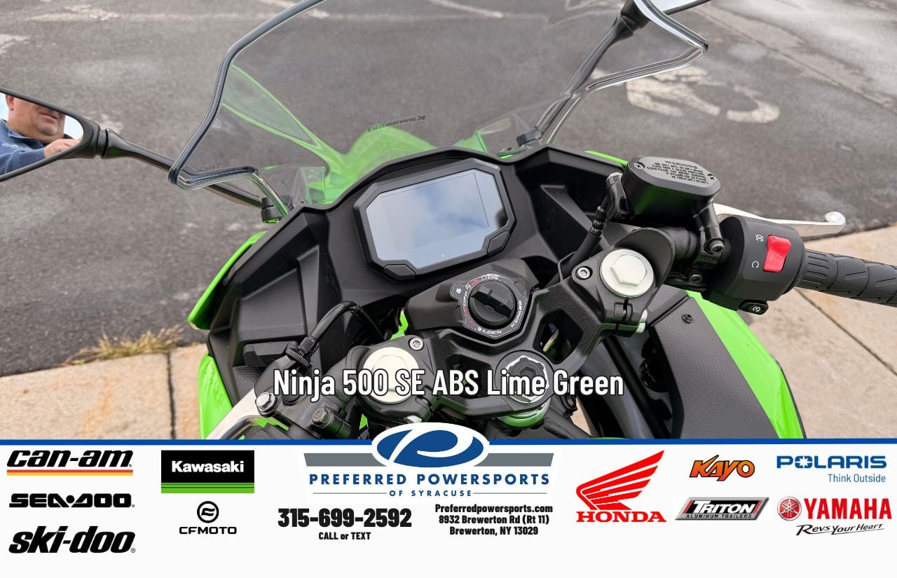 New Kawasaki Ninja 500 SE ABS Lime Green 2026 for sale in